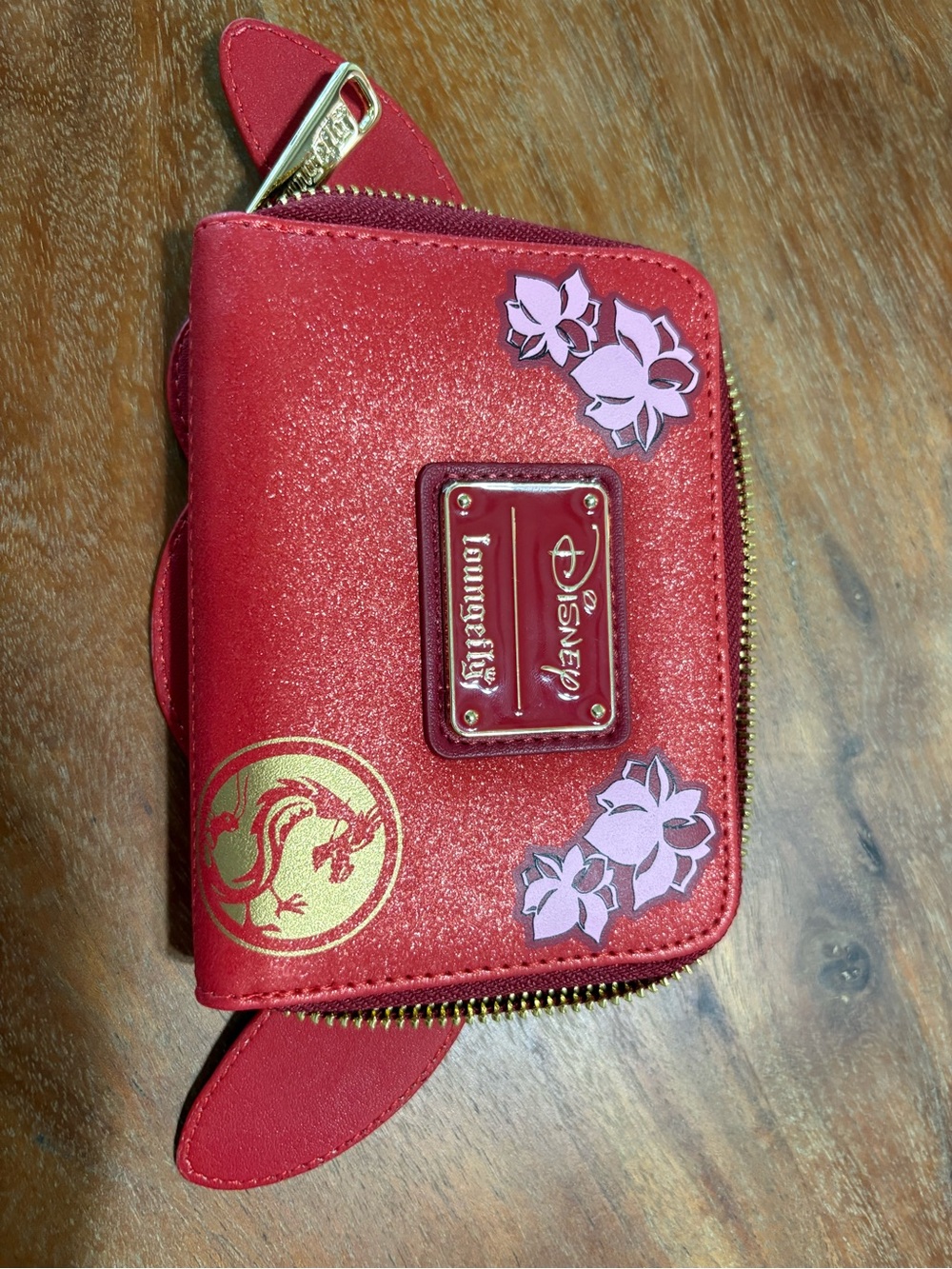 Loungefly Mushu and Cricket Mulan wallet. Never used. - Picture 2 of 3